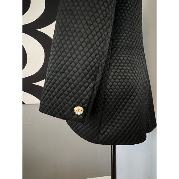 Vtg S. Nemeroff Women’s Blazer Size 6 Black 3-button Old Money Made In USA - Picture 7 of 16